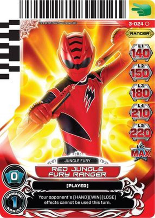 Red Jungle Fury Ranger 024